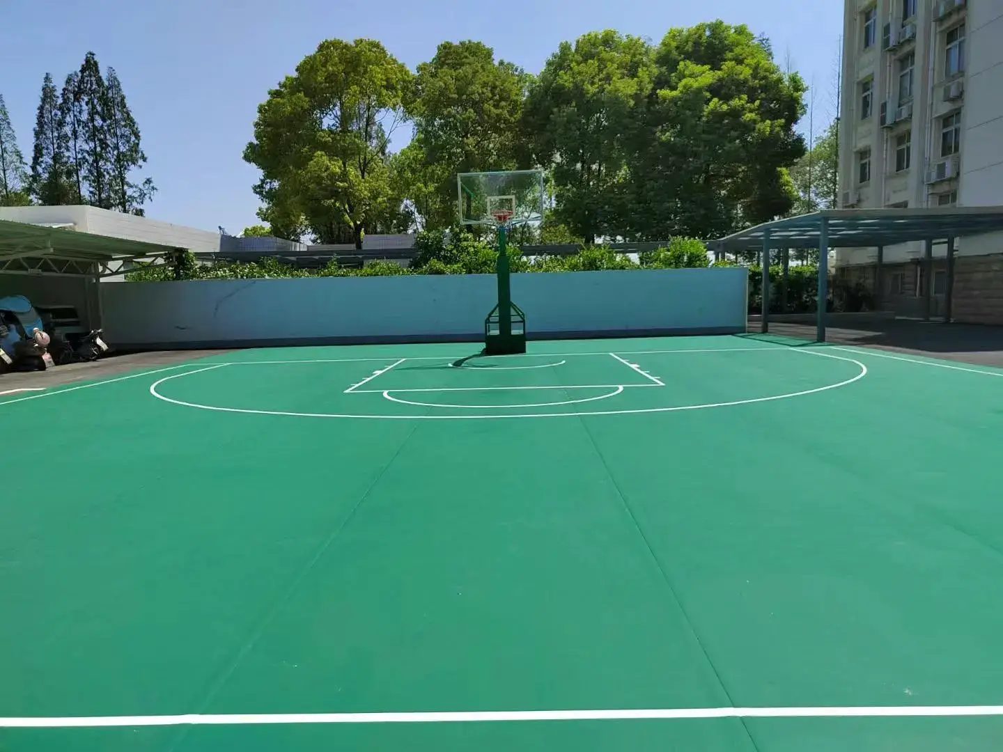 basketball court outside